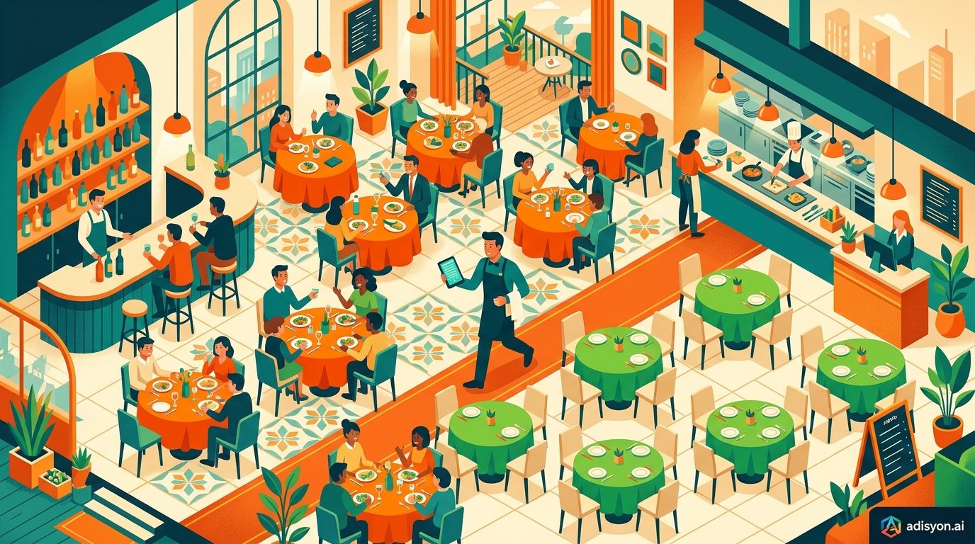 Masa Yönetimi: Restoranınızda "Hangi Masa Boş?" Sorusunu Sonsuza Dek Bitirin